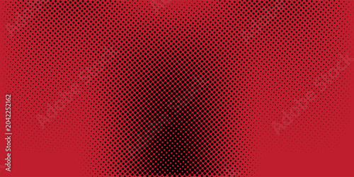 red and black halftone background. vector illustration