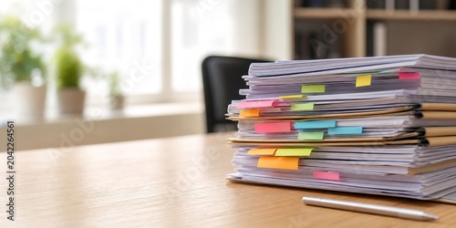 Organizing documents for effective business management in an office environment focusing on workflow optimization and productivity enhancement