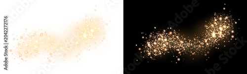 Photography golden sparkle