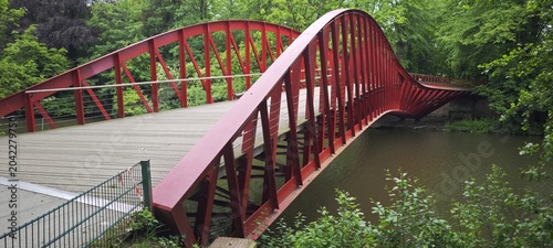 Rote Brücke in Brügge