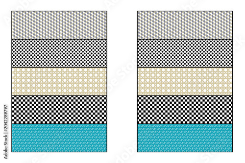 Tableau sur toile Geological correlation and principle of stratigraphic continuity
