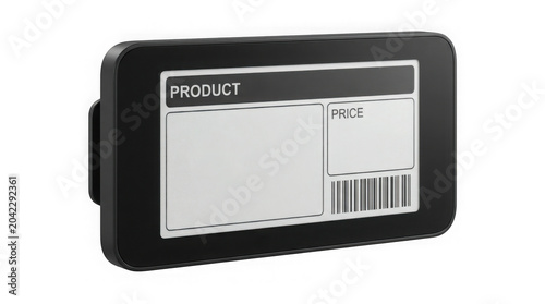Electronic Shelf Label Esl With Product And Price Fields