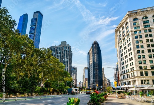 Architecture of Midtown Manhattan in New York City on September 5, 2023