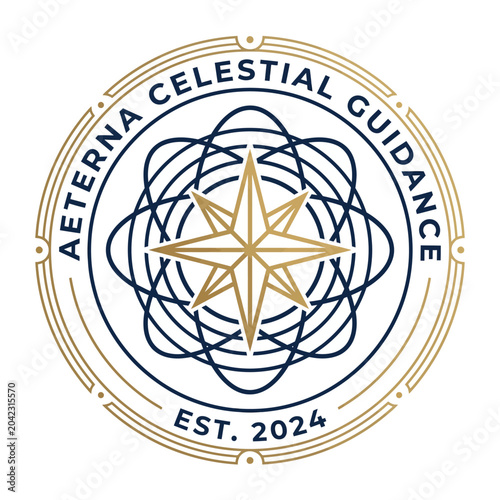 Golden Star Celestial Guidance Logo.