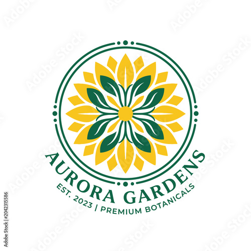 Aurora Gardens Premium Botanicals Logo.