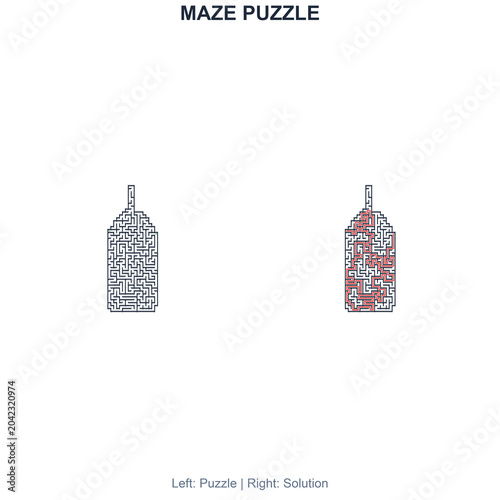 Maze for kids activity