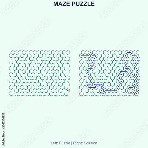 Maze for kids activity