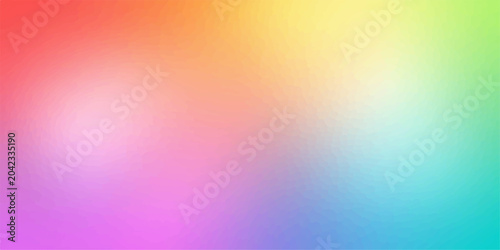 Foto Abstract rainbow colorful geometric gradient background wallpaper with bright sp