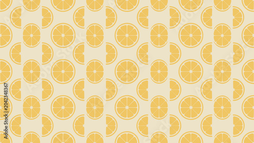 Vibrant citrus fruit slices arranged in a refreshing and zesty pattern.
