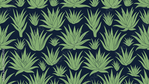 Lush green succulent plants thrive in a vibrant natural setting.