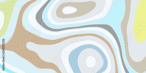 Canvas Print Abstract vector topography colourful background