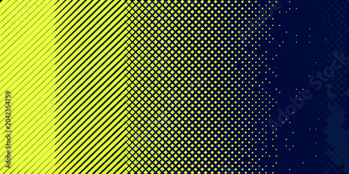 diagonal lines transitioning to dots pattern transition