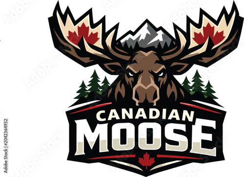 Photography Canada Hockey Heritage logo with maple leaf