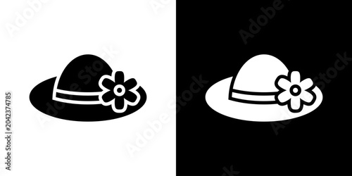 Φωτογραφία Sun Hat Icon Set Multiple Style Collection