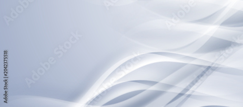 Clean abstract light blue background with flowing wavy lines and soft gradients presenting modern and futuristic design concept