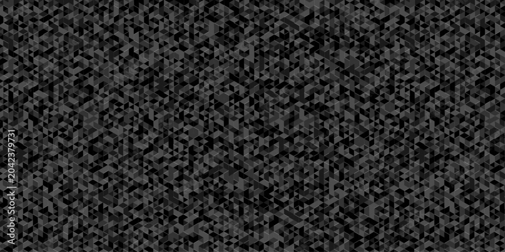 Fototapeta premium Vector paper triangle creative diamond surface seamless technology black and gray randomly low polygon wallpaper background. pattern Polygon mosaic triangle, business corporate background.