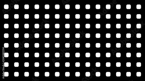 Geometric Rounded Rectangle Grid Reveal Luma Matte Transition Animation