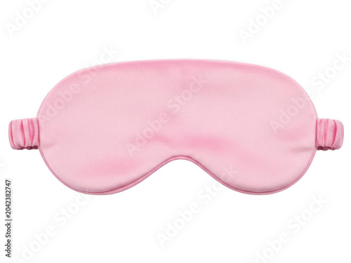 Soft pink satin sleep mask for relaxation and restful sleep