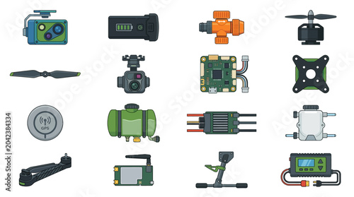 Drone Electronic Circuit Board.