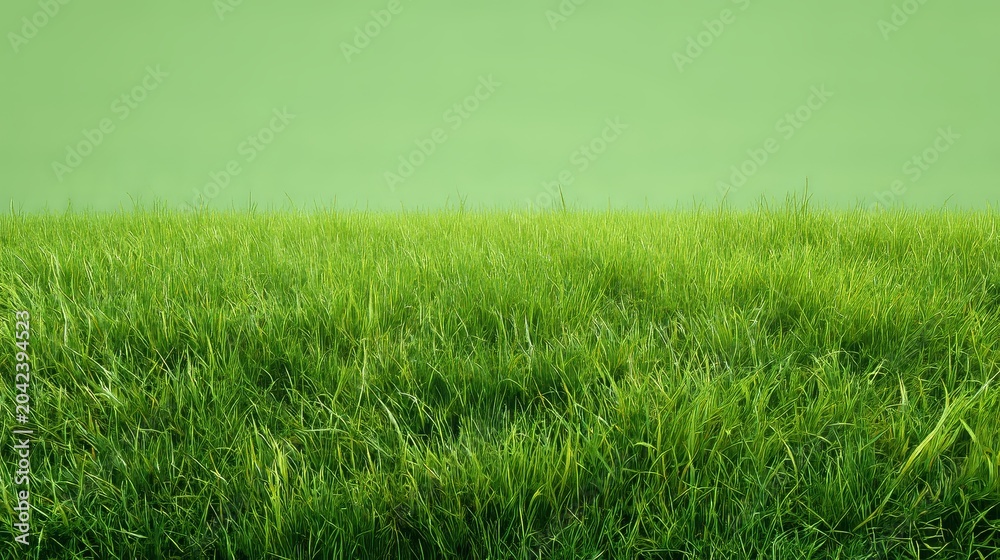 Obraz premium Grass field green background with natural lawn texture.