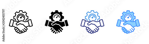 Sla Icon Set Multiple Style Collection