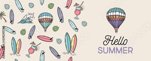Summer Beach Elements Collection	
