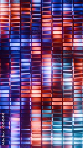 sfondo animato, effetto vetro retroilluminato, loop, animazione 3d