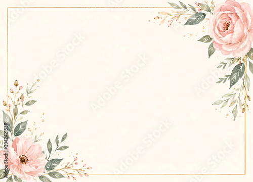 background with roses