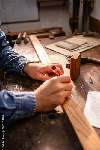carpenter at work