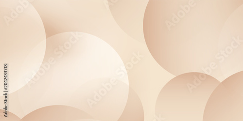 Bild auf Leinwand pastel pink background with soft, overlapping translucent circles in various shades of pink and red
