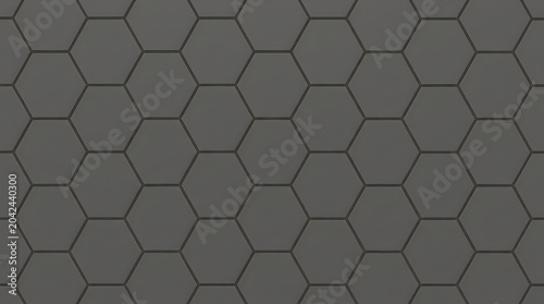 Dark gray ceramic hexagon tile wall texture background with geometric pattern for modern interior branding and professional architectural wallpaper and clean urban backdrop design res