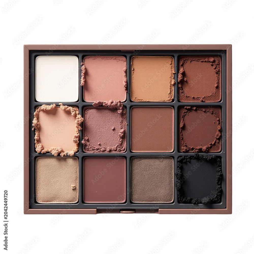 Fototapeta premium A close-up shot of a palette in a box, ideal for art and crafting use