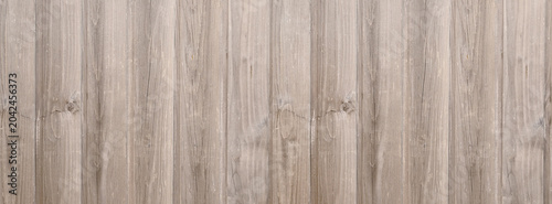 Banner rustic brown wooden plank background with natural grain and knots for ...