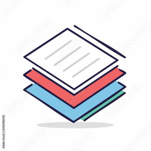 Stack of Papers Icon