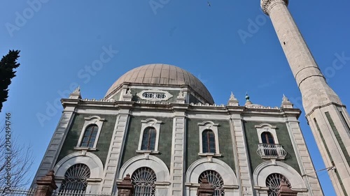Istanbul, Türkiye - March 03th 2026- Interior of Hagia Sophia Mosque in Istanbul with historic architecture

