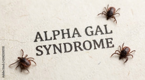 Alpha gal syndrome tick bite meat allergy