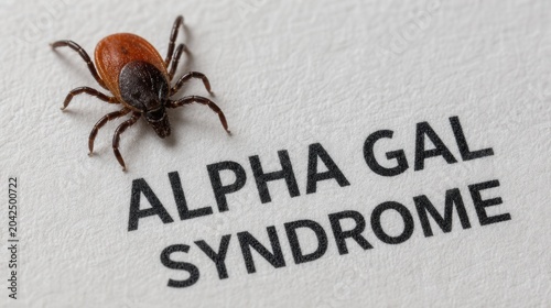 Alpha gal syndrome tick bite meat allergy
