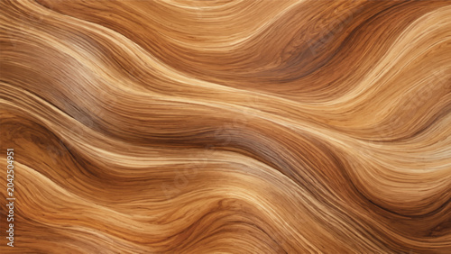 Konstfotografi Natural brown hardwood plank texture with a grainy timber pattern evokes the org