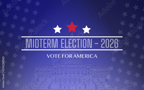 Free USA 2026 midterm elections background, mid term elections stock image, midterm election banner