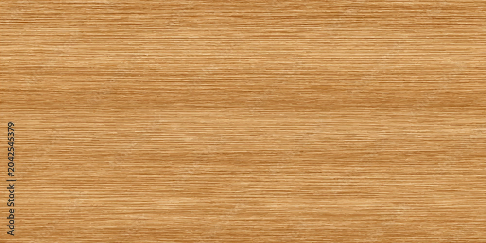Naklejka premium A close-up macro shot reveals the intricate, linear grain pattern of a smooth, light brown wooden surface, showcasing the natural texture and warm hue of the material.