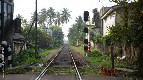 Quadro su tela Red ferroviaria de Sri Lanka
