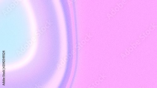 Abstract pastel holographic gradient background in pink, pale purple, light blue, white. Blurred iridescent curved shape, subtle grain texture. Minimal backdrop for branding, web design, social media