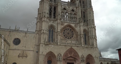 The Cathedral of Burgos (Catedral de Santa María de Burgos) in Spain.