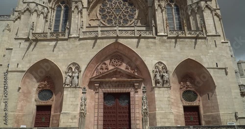 The Cathedral of Burgos (Catedral de Santa María de Burgos) in Spain.
