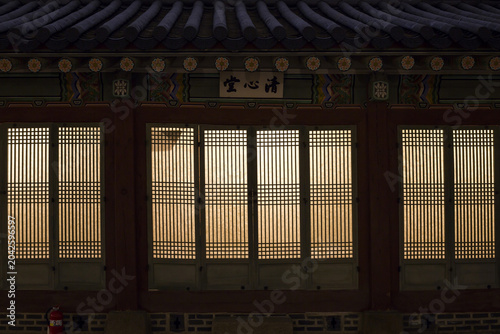 Bild auf Leinwand 청심당,강녕전,경복궁,사적117호,종로구,서울