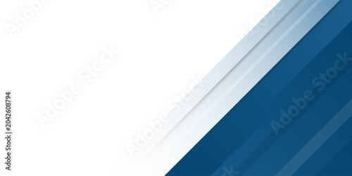 Modern Corporate Abstract Background with Diagonal Blue Stripes and Copyspace. Vector illustration