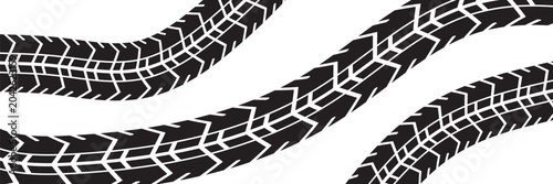 Canvastavla Drift background monochrome with texture wheel marks and drift in skidding, rounded tire marks
