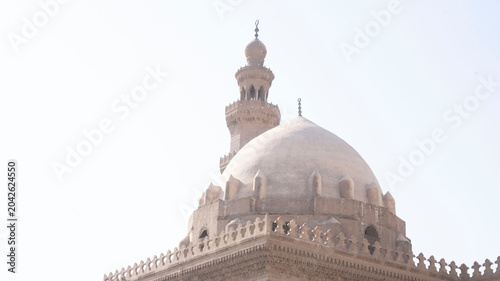 Konstfotografi The Sultan Hassan Mosque and Madrasa, Cairo, Egypt — a world-renowned masterpiece of Islamic and Mamluk architecture