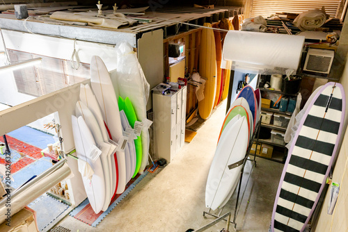 Surfboard workshop overview in Byron Bay 
