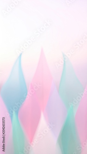 Abstract soft pastel color palette with gentle bokeh effect creating a dreamlike and ethereal visual experience, perfect for backgrounds and design elements